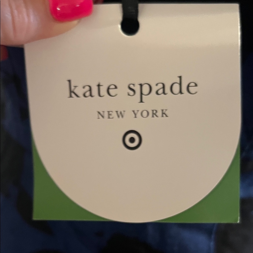 Kate Spade One-Shoulder jumpsuit in Navy and Black Floral - Picture 2 of 11